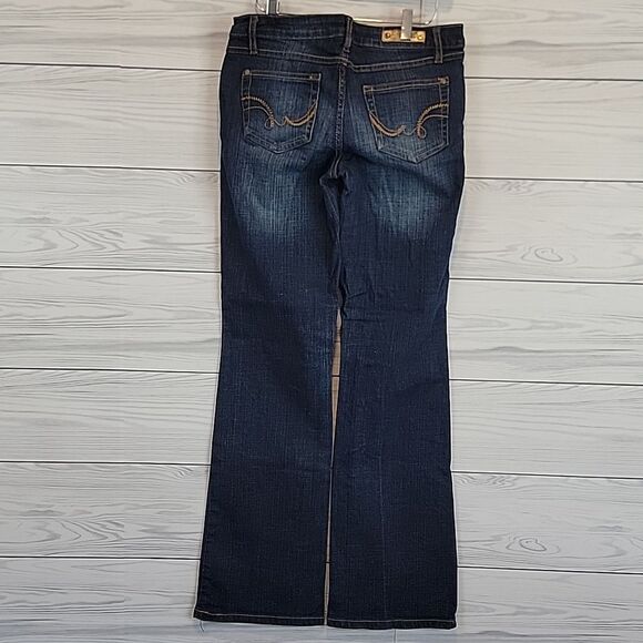 South Pole Darkwash Blue Denim Bootcut Jeans Womens Size 9 - Picture 8 of 14